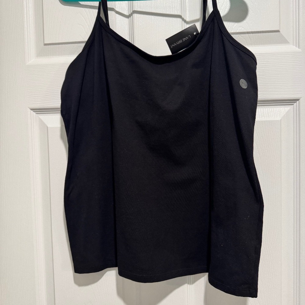 Black Camisole T-shirt from Lane Bryant New